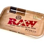 Raw Black Metal Rolling Tray Small