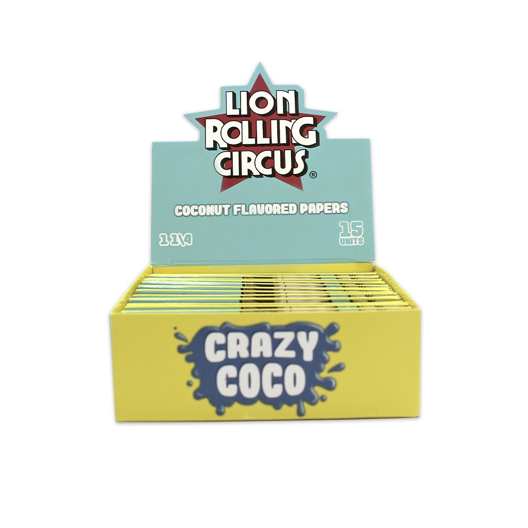 coconut Lion Rolling Circus Sedas Saborizadas Coconut 1 1/4 - Image 1