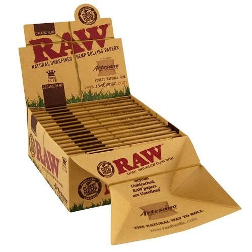 raw-organic-artesano-king-size-caja Raw Seda King Size Organic Artesano Slim 110 mm Slim + Tips - Image 1
