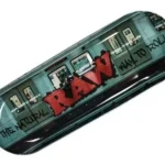 Raw Metal Rolling Tray Skate Grafitti